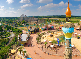 Port Laguna, het gebied in Toverland waar vloggerscollectief SMOARE een stunt zal gaan uitvoeren Port Laguna, het gebied in Toverland waar vloggerscollectief SMOARE een stunt zal gaan uitvoeren