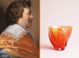 Masterly The Hague 2019 - Royal Leerdam Crystal (fotografie Frieda Mellema) met Muze Frederik Hendrik, Prins van Oranje (in bruikleen via de Hoogsteder Museum Stichting) - beeld via persbericht Masterly TheHague Masterly The Hague 2019 - Royal Leerdam Crystal (fotografie Frieda Mellema) met Muze Frederik Hendrik, Prins van Oranje (in bruikleen via de Hoogsteder Museum Stichting) - beeld via persbericht Masterly TheHague