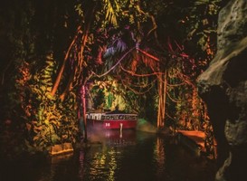 Jungle-gedeelte in Efteling-attractie 'Fata Morgana' Jungle-gedeelte in Efteling-attractie 'Fata Morgana'