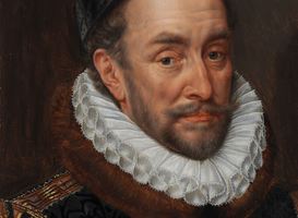 Adriaen Thomasz. Key, 'Portret van Willem I, prins van Oranje, genaamd Willem de Zwijger. Buste, naar rechts', oliverf op paneel, 1579 (beeld via Rijksmuseum) Adriaen Thomasz. Key, 'Portret van Willem I, prins van Oranje, genaamd Willem de Zwijger. Buste, naar rechts', oliverf op paneel, 1579 (beeld via Rijksmuseum)