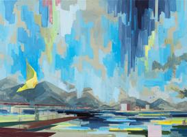 Lantau, 2019, olieverf op doek, Galerie EIGEN + ART Leipzig. Foto: Uwe Walter, Berlijn Lantau, 2019, olieverf op doek, Galerie EIGEN + ART Leipzig. Foto: Uwe Walter, Berlijn