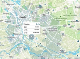 E-bike-factor (beeld via persbericht Goudappel Coffeng) E-bike-factor (beeld via persbericht Goudappel Coffeng)