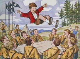 Afbeelding uit 'Das Jahr voller Freude' (methode voor aanvankelijk leesonderwijs 1934) - Collectie Gerard Groeneveld. Beeld via Nationaal Onderwijsmuseum Afbeelding uit 'Das Jahr voller Freude' (methode voor aanvankelijk leesonderwijs 1934) - Collectie Gerard Groeneveld. Beeld via Nationaal Onderwijsmuseum