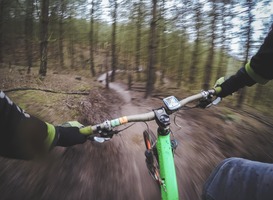 Ongeluk mountainbiker Assen