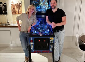 Flipperkast van Claudia de Breij te zien in Dutch Pinball Museum Rotterdam Flipperkast van Claudia de Breij te zien in Dutch Pinball Museum Rotterdam