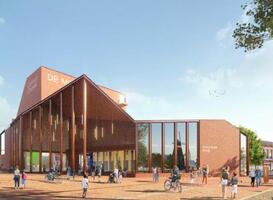 Bouw cultuurcomplex in Delfzijl stilgelegd door oplopende kosten Bouw cultuurcomplex in Delfzijl stilgelegd door oplopende kosten