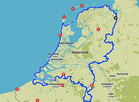 Nederlandse wandelroute van 1850 kilometer gaat dwars over de grens Nederlandse wandelroute van 1850 kilometer gaat dwars over de grens