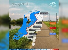Wielrenners vragen aandacht voor de gevolgen van klimaatverandering Wielrenners vragen aandacht voor de gevolgen van klimaatverandering