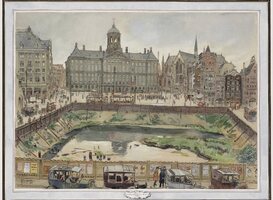 Opknapbeurt Dammonument omringd door expositie over 800 jaar Amsterdam Opknapbeurt Dammonument omringd door expositie over 800 jaar Amsterdam