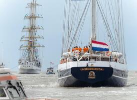 Vloot voor Sail Harlingen arriveert vandaag uit Esbjerg Vloot voor Sail Harlingen arriveert vandaag uit Esbjerg